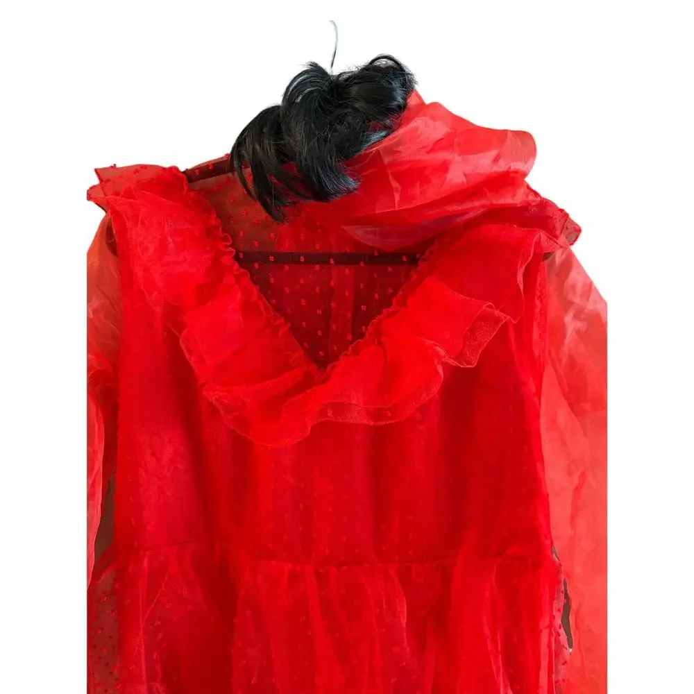Beetlejuice Lydia Deetz wedding dress  adult size 18